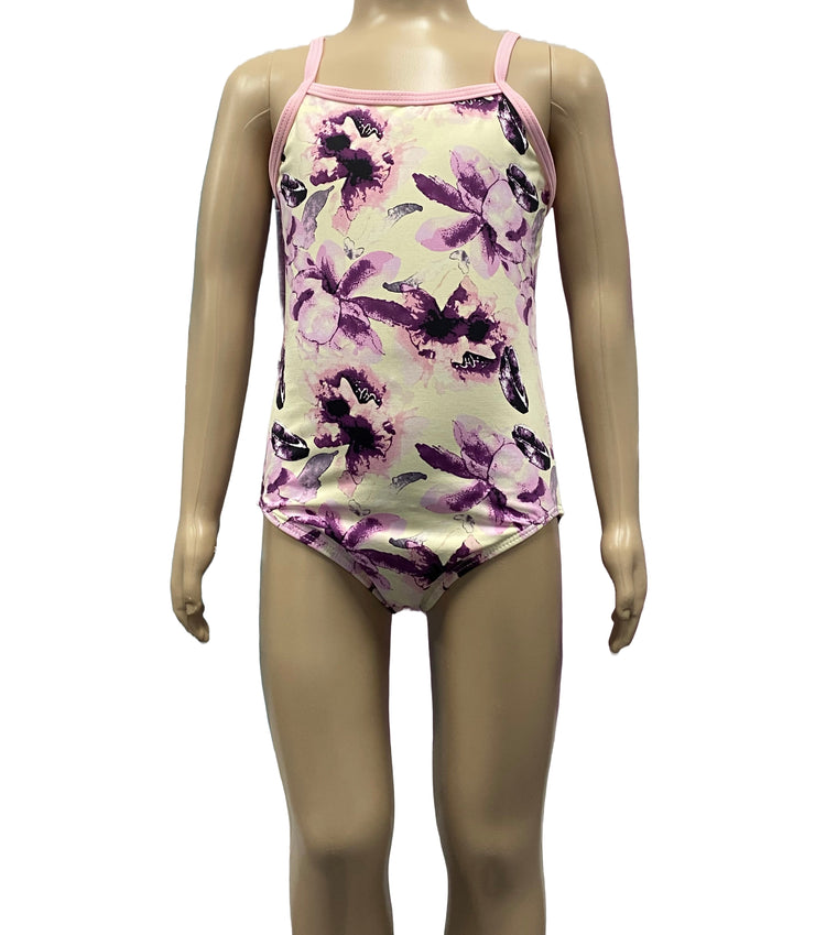 Girls Fashion One Piece Floral Swimsuit Sz4, 6 & 8 Left ON SALE