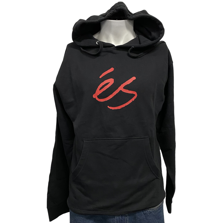 Es Script Black/Red Hoodie Sz Medium Left SALE