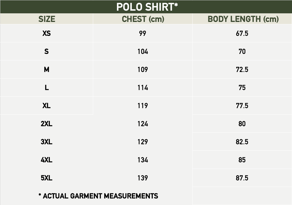 Ridgeline Beech Green Classic Aus Polo CLEARANCE SALE 3XL Left