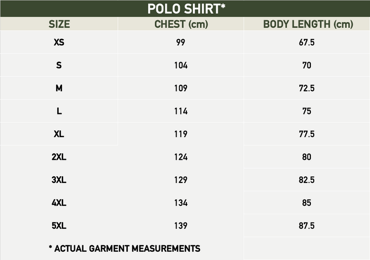 Ridgeline Beech Green Classic Aus Polo CLEARANCE SALE 3XL Left